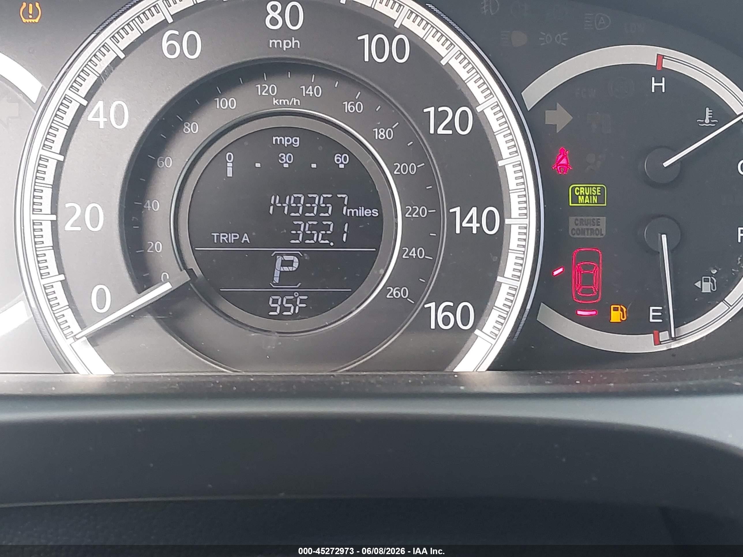 2015 Honda Accord Ex-l V-6 Black vin: 1HGCR3F84FA019933
