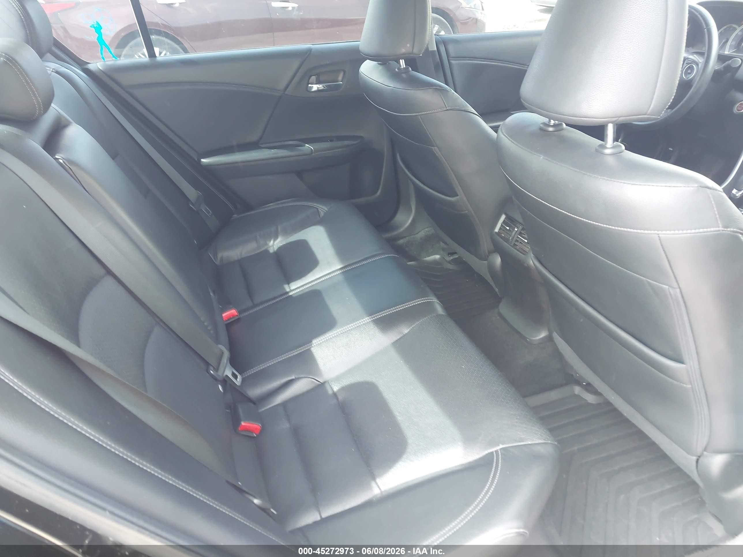 2015 Honda Accord Ex-l V-6 Black vin: 1HGCR3F84FA019933