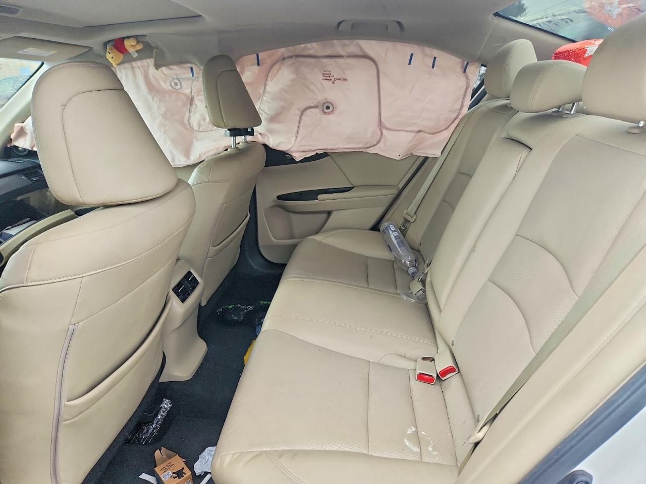 2015 Honda Accord Exl White vin: 1HGCR3F84FA025652