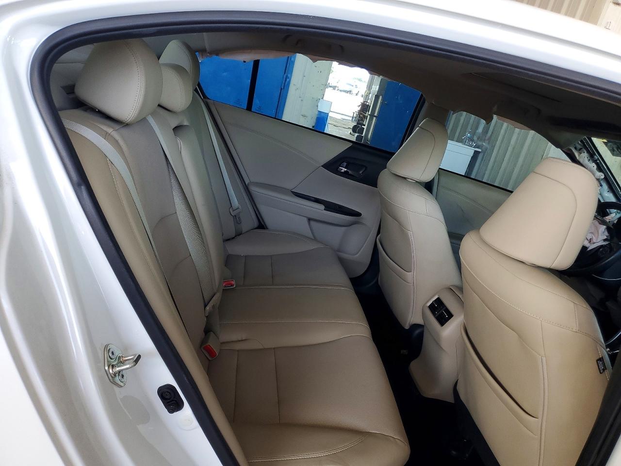 2015 Honda Accord Exl White vin: 1HGCR3F84FA033962