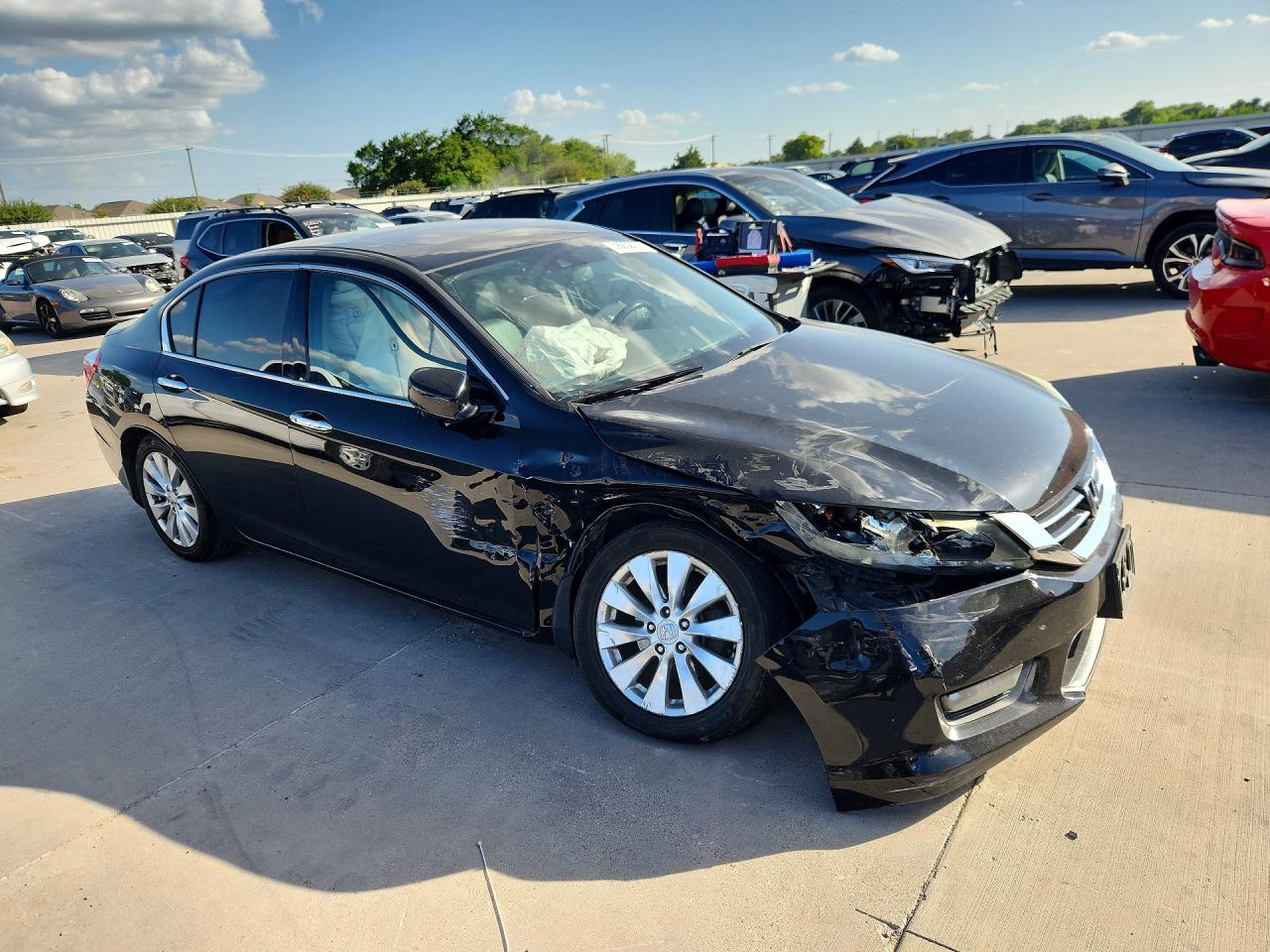 2015 Honda Accord Exl Black vin: 1HGCR3F84FA038725