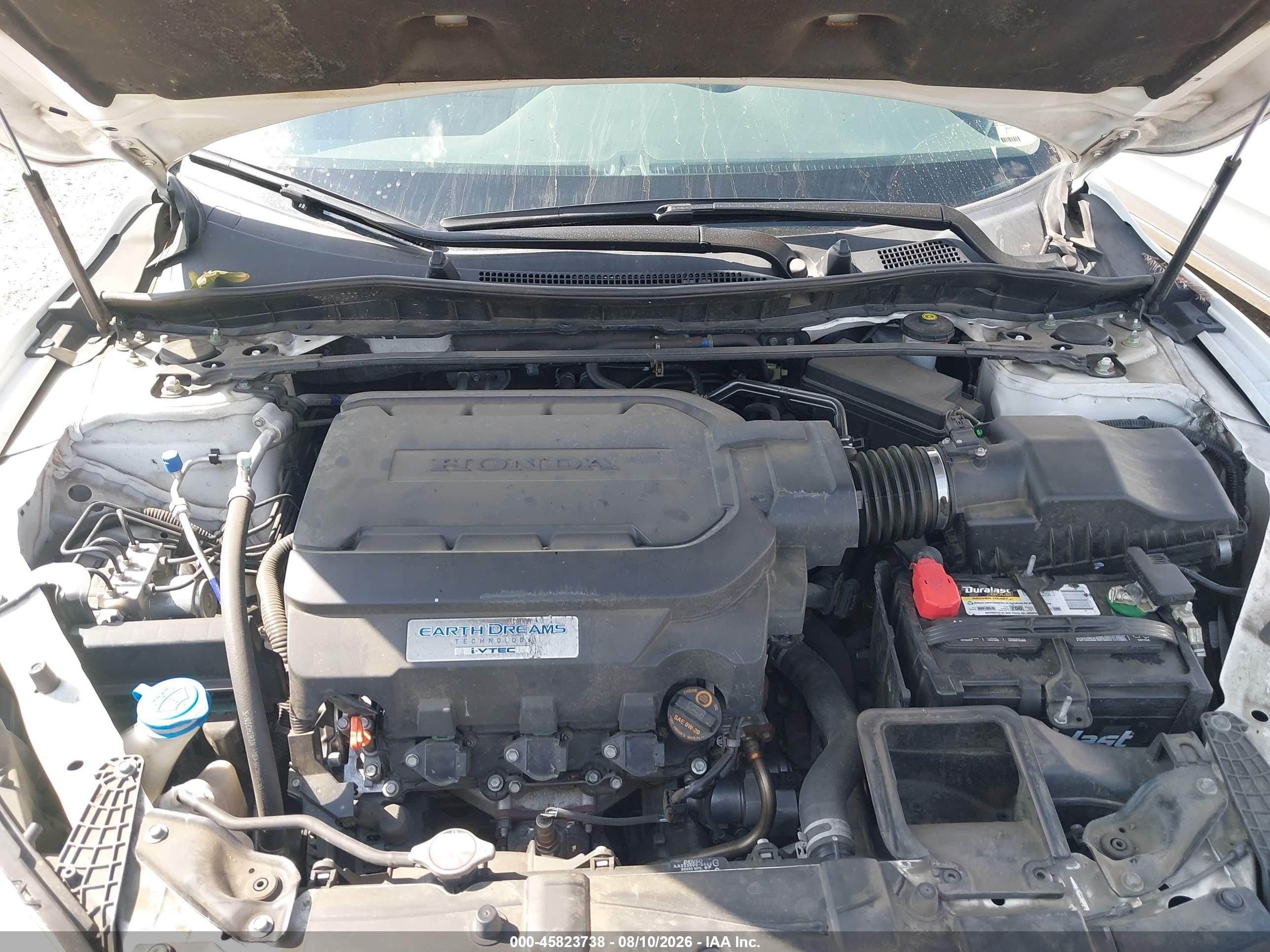 2013 Honda Accord Ex-l V-6 Белый vin: 1HGCR3F85DA002748