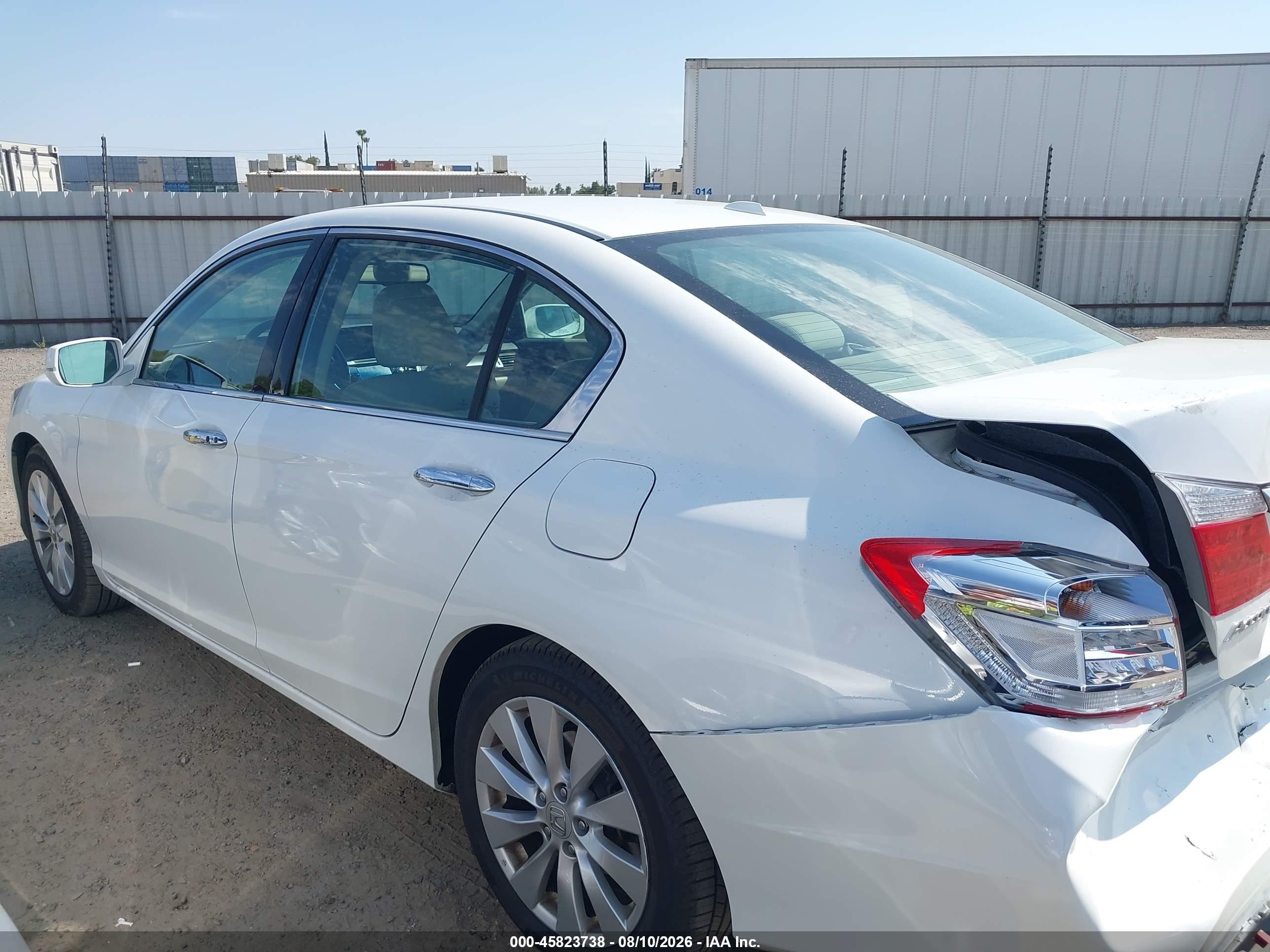 2013 Honda Accord Ex-l V-6 Белый vin: 1HGCR3F85DA002748