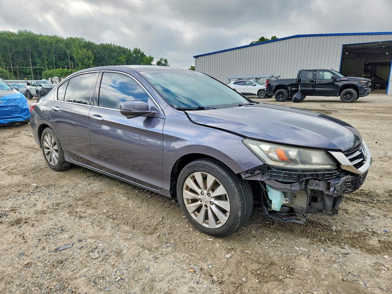 2013 Honda Accord Exl Gray vin: 1HGCR3F85DA006010