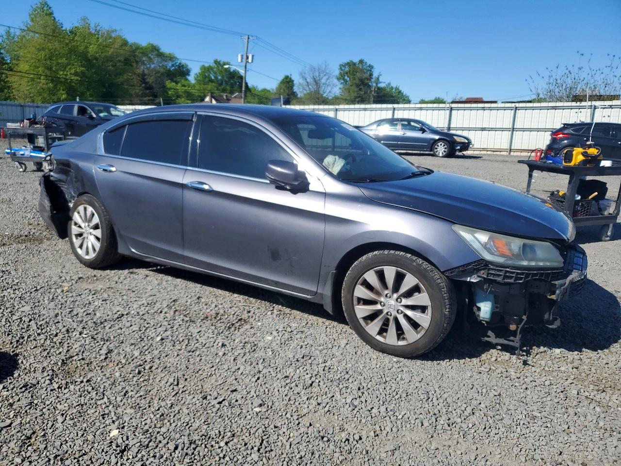 2013 Honda Accord Exl Gray vin: 1HGCR3F85DA009604