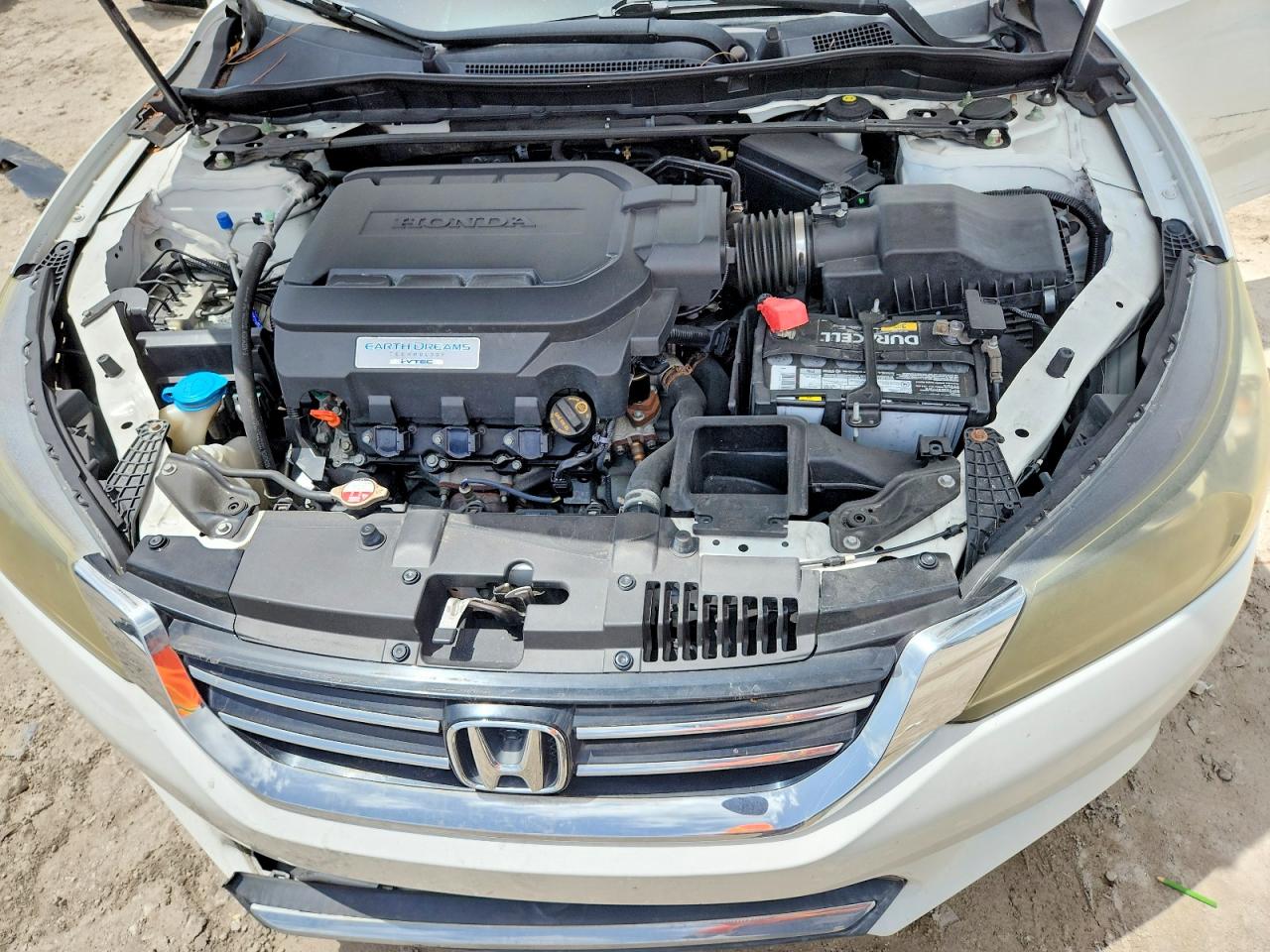 2013 Honda Accord Exl White vin: 1HGCR3F85DA013085