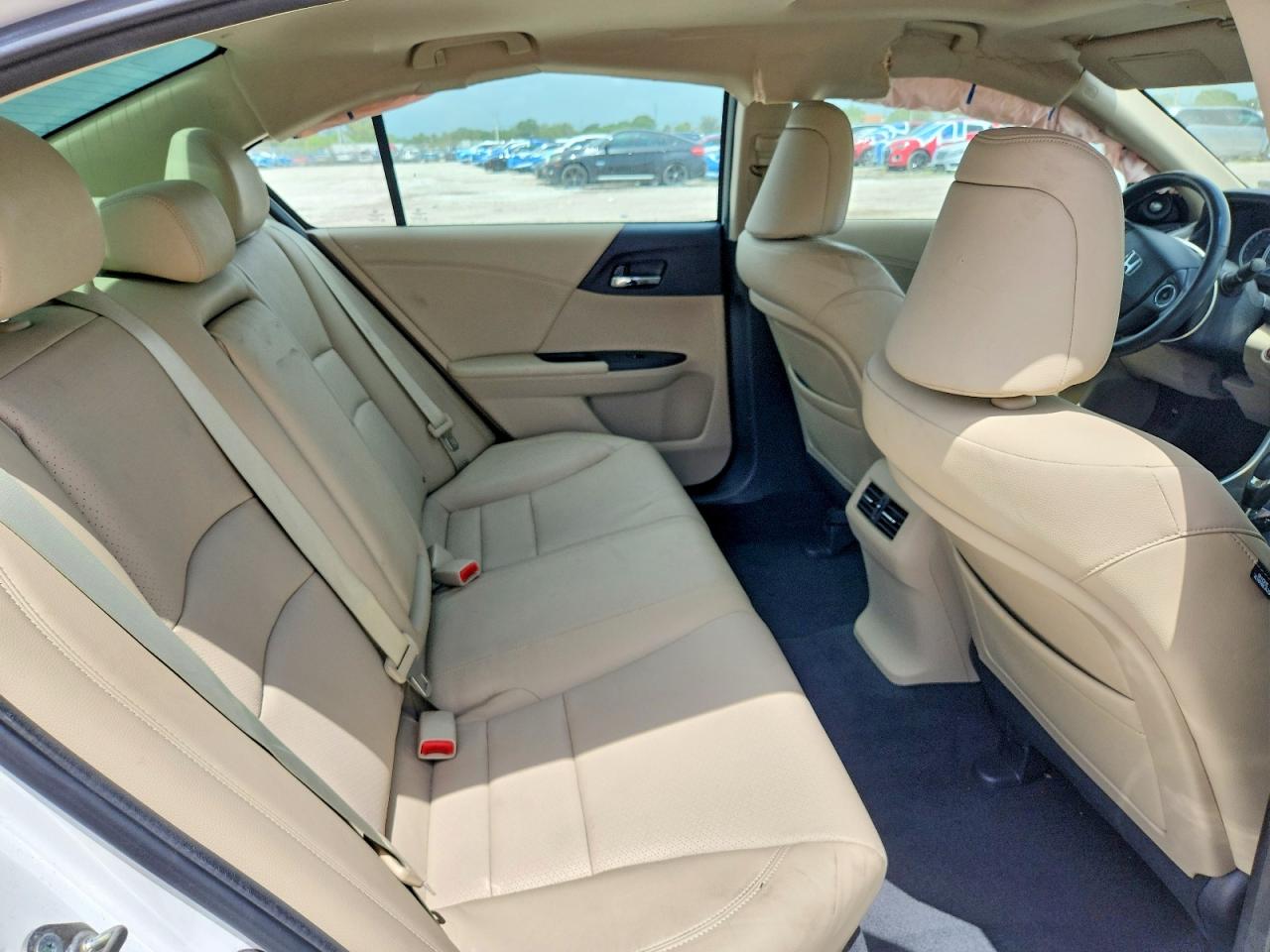 2013 Honda Accord Exl White vin: 1HGCR3F85DA013085