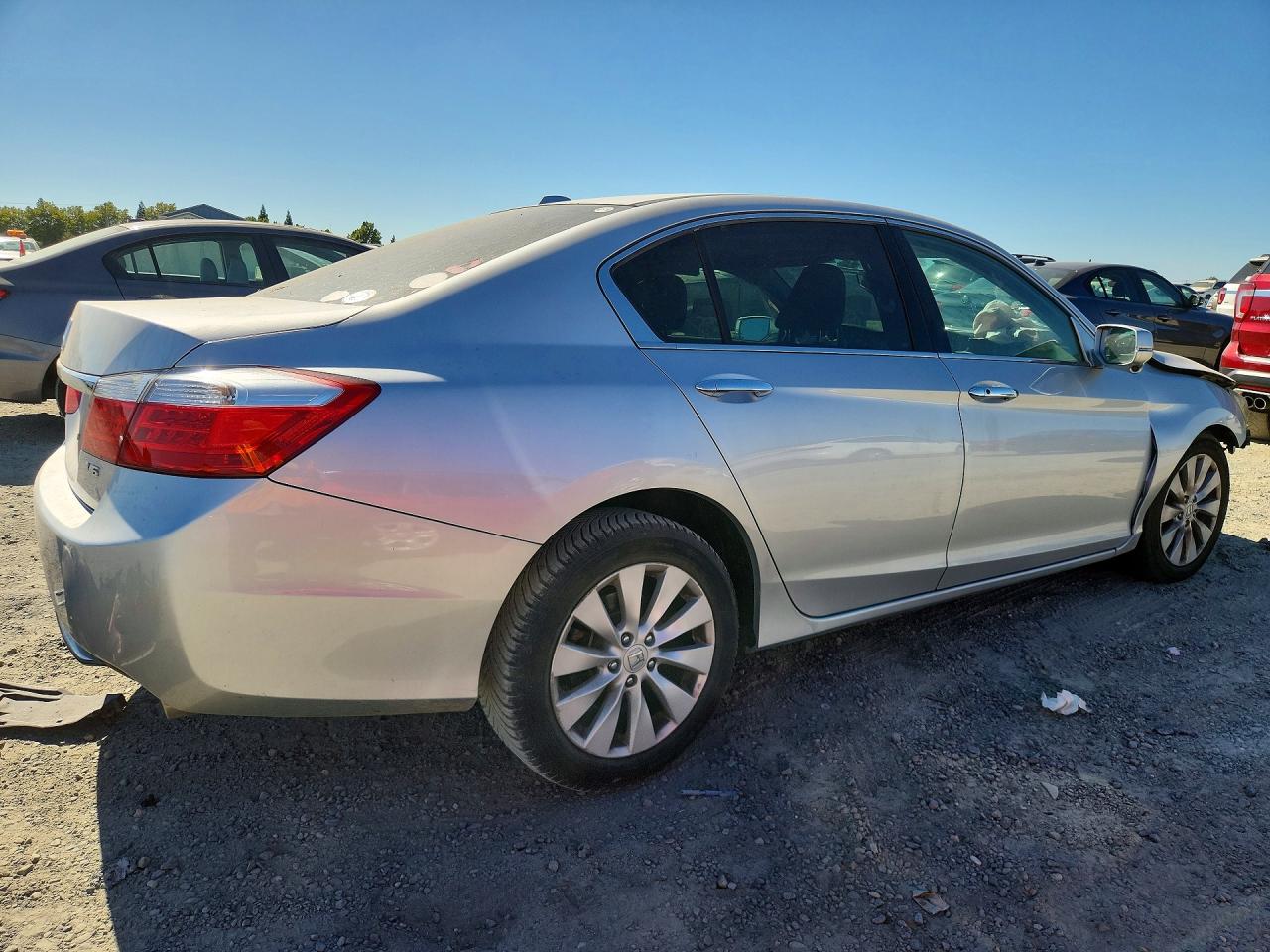 2013 Honda Accord Exl Серебряный vin: 1HGCR3F85DA013751