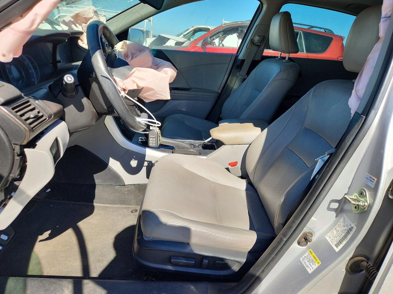 2013 Honda Accord Exl Серебряный vin: 1HGCR3F85DA013751