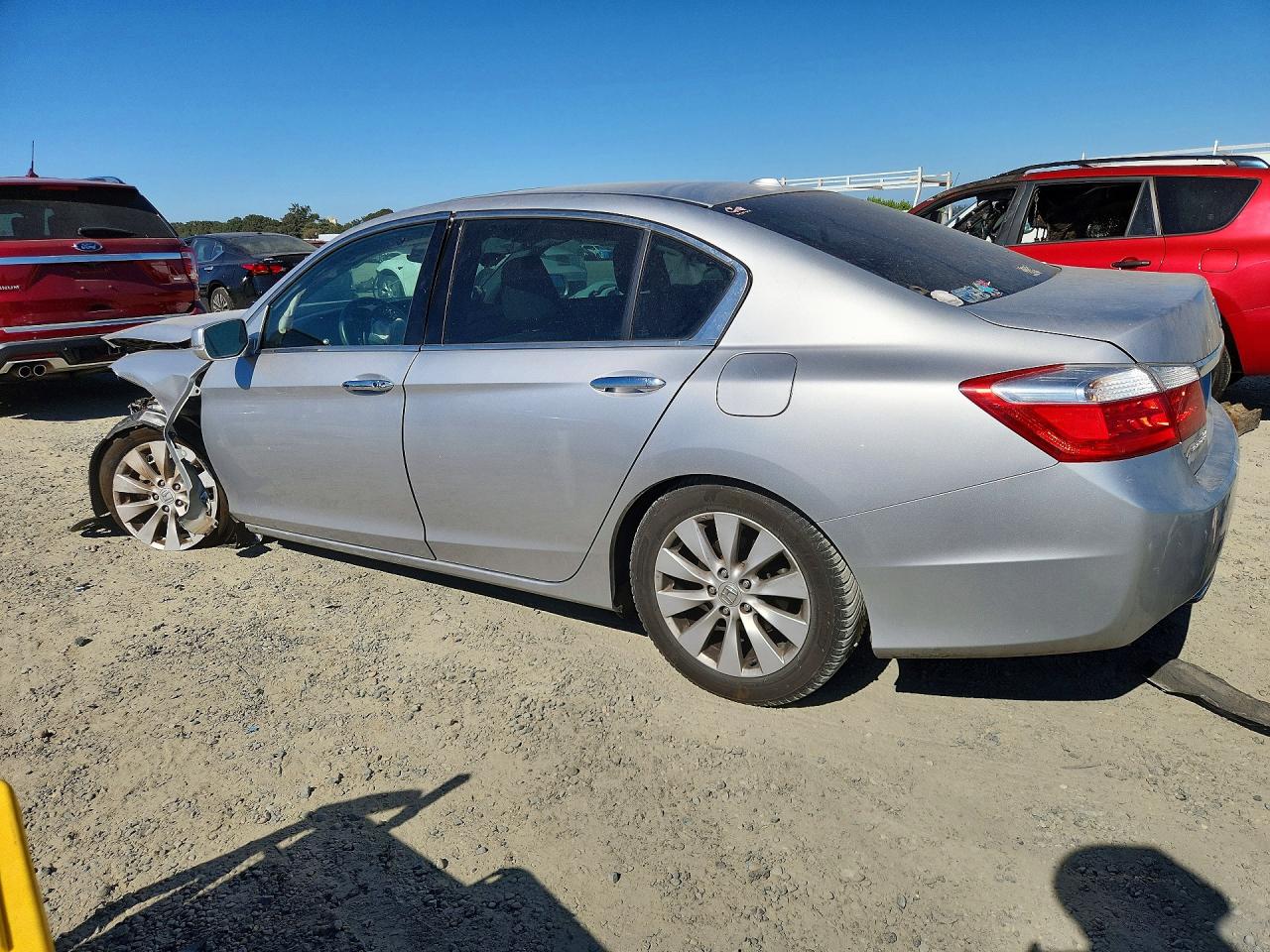 2013 Honda Accord Exl Серебряный vin: 1HGCR3F85DA013751