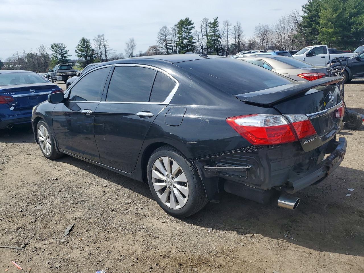 2013 Honda Accord Exl Black vin: 1HGCR3F85DA015709