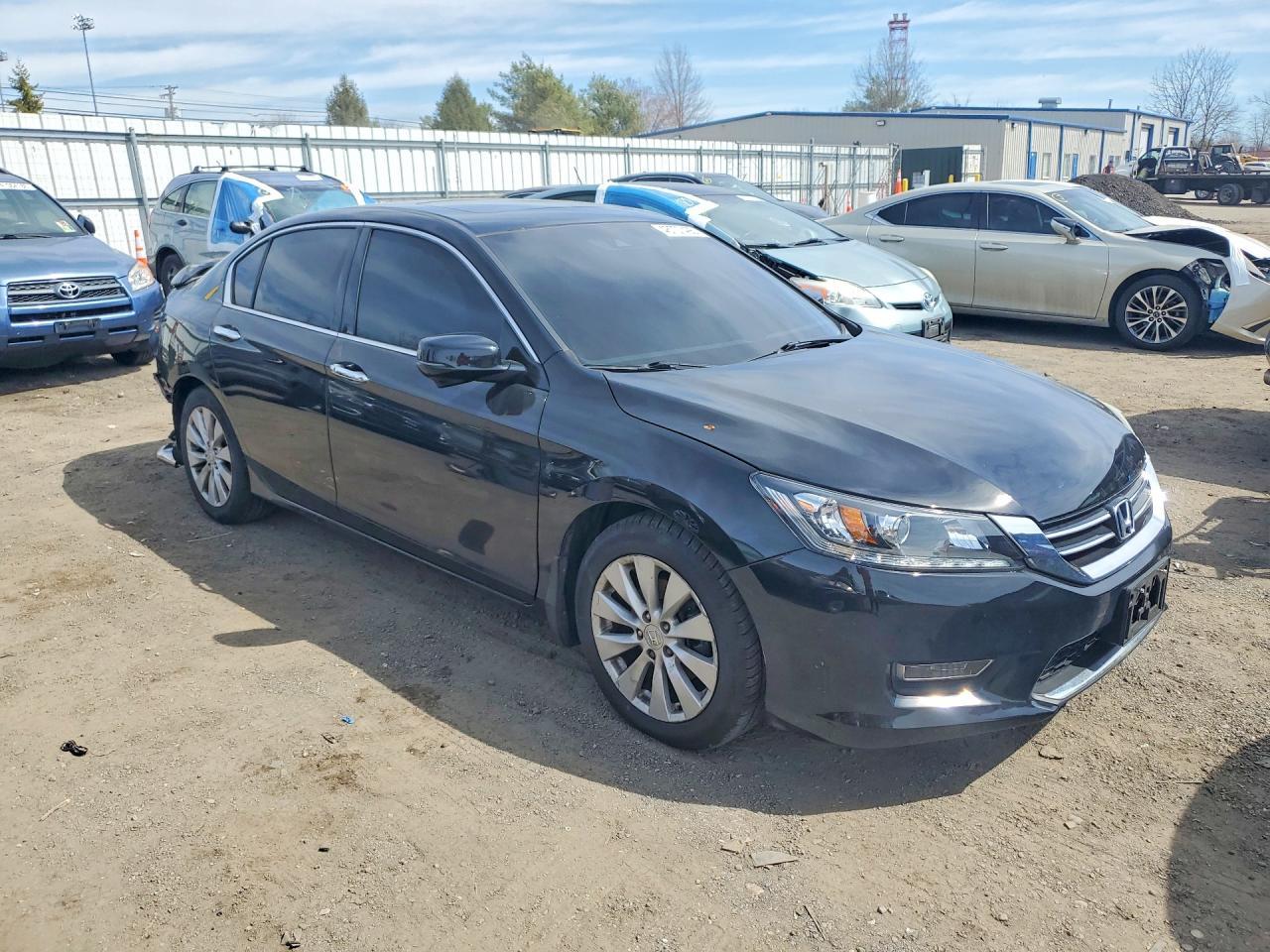 2013 Honda Accord Exl Black vin: 1HGCR3F85DA015709