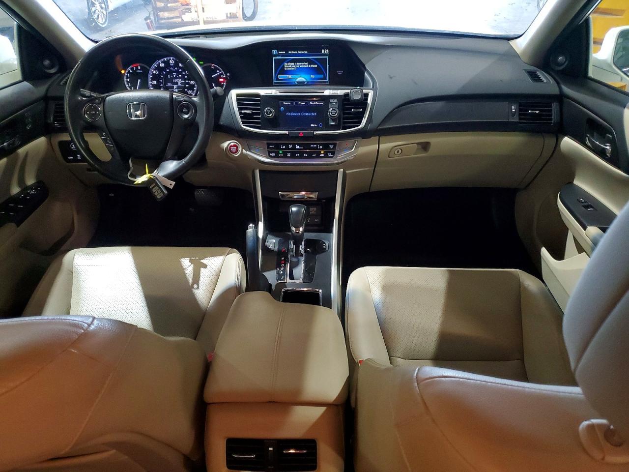 2013 Honda Accord Exl Белый vin: 1HGCR3F85DA015872