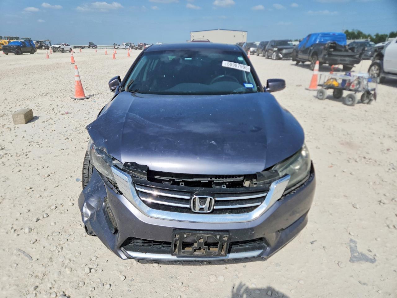 2013 Honda Accord Exl Gray vin: 1HGCR3F85DA019744