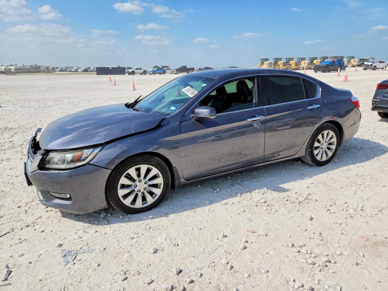 2013 Honda Accord Exl Gray vin: 1HGCR3F85DA019744