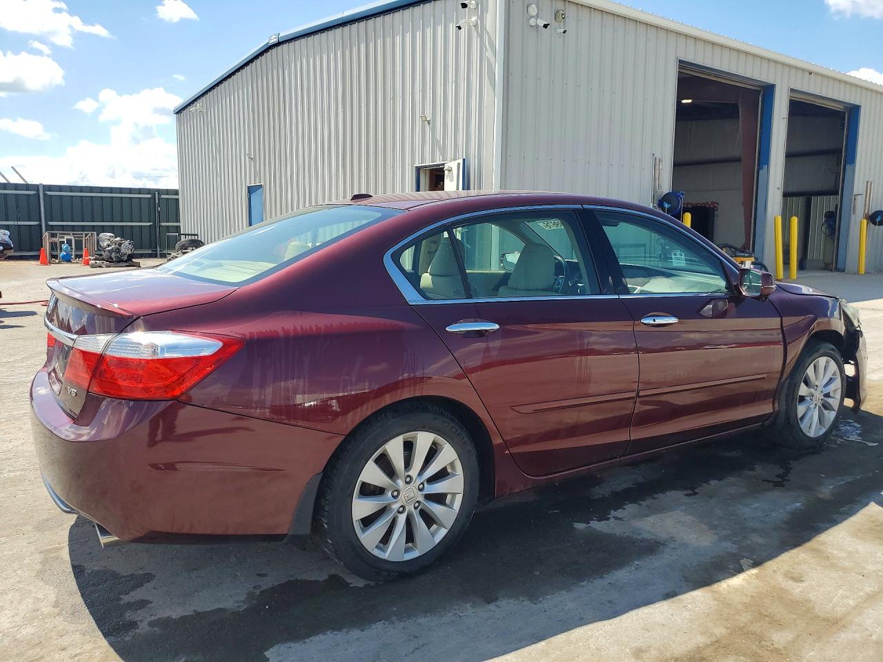 2013 Honda Accord Exl Темно-бордовый vin: 1HGCR3F85DA022840