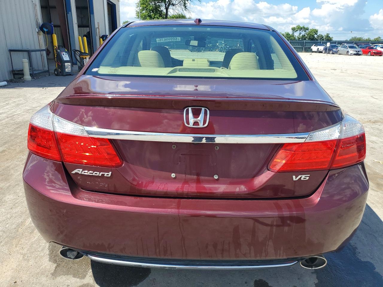 2013 Honda Accord Exl Темно-бордовый vin: 1HGCR3F85DA022840