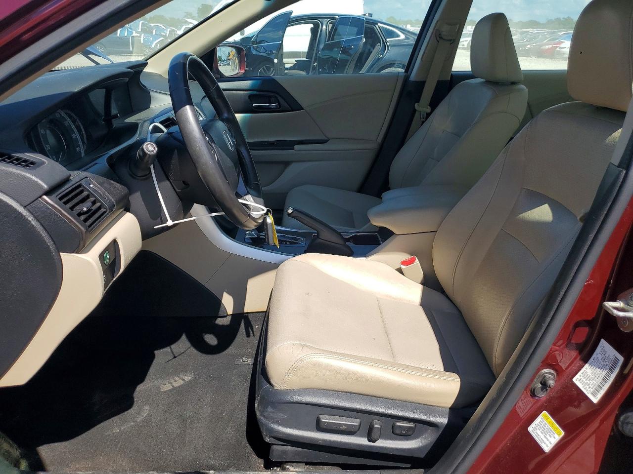 2013 Honda Accord Exl Темно-бордовый vin: 1HGCR3F85DA022840