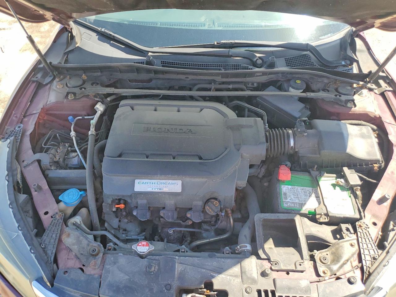 2013 Honda Accord Exl Темно-бордовый vin: 1HGCR3F85DA022840
