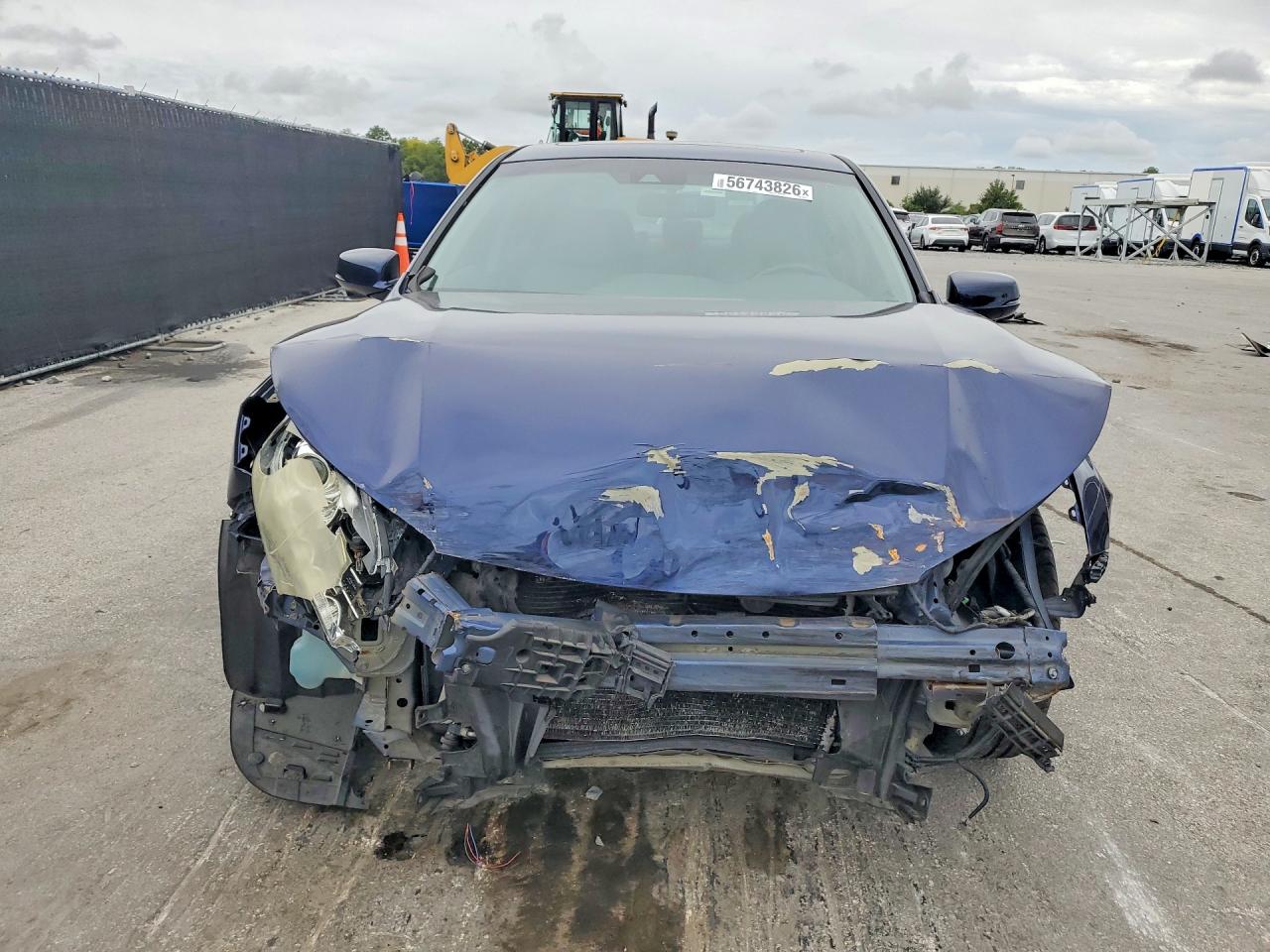 2013 Honda Accord Exl Blue vin: 1HGCR3F85DA025169