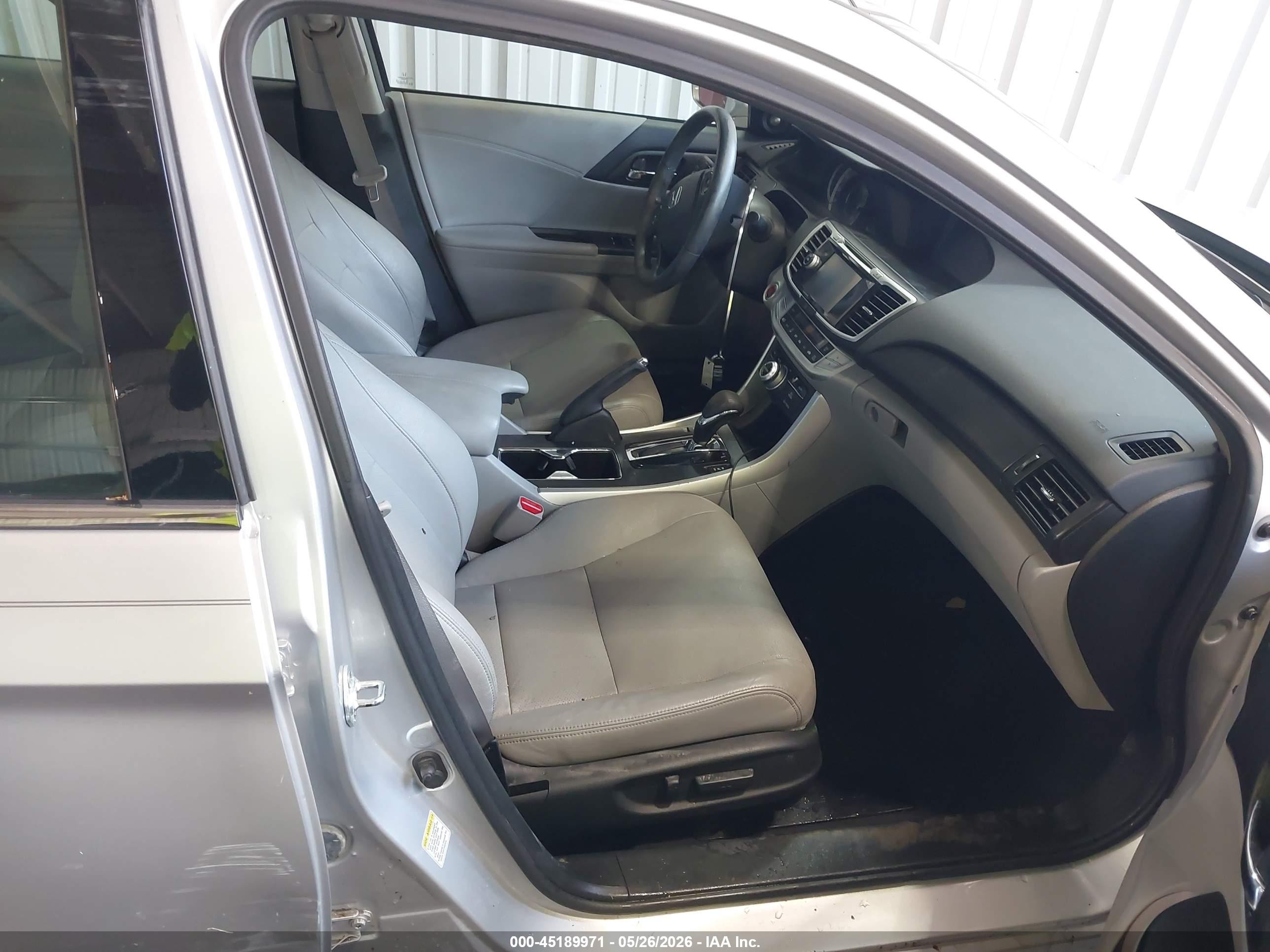 2013 Honda Accord Ex-l V-6 Серебряный vin: 1HGCR3F85DA028847