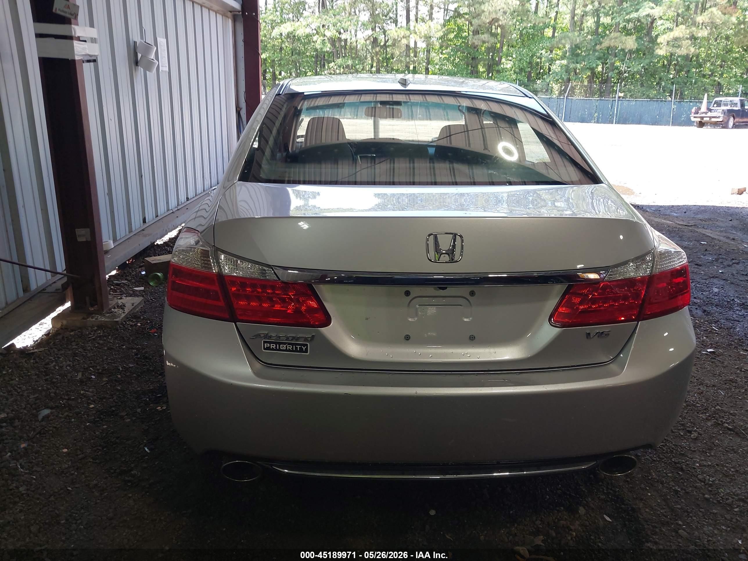 2013 Honda Accord Ex-l V-6 Серебряный vin: 1HGCR3F85DA028847