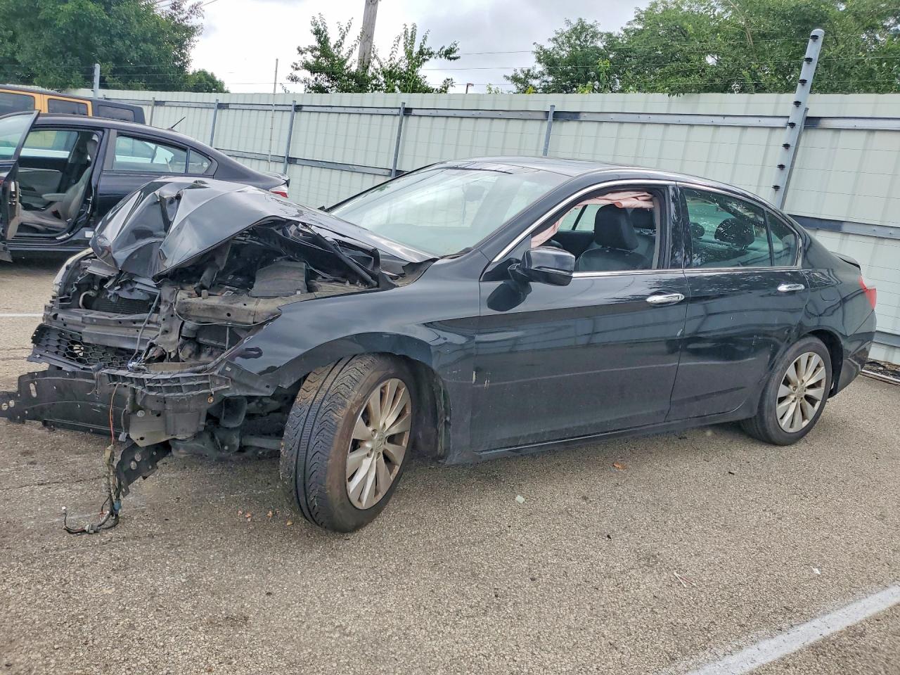 2013 Honda Accord Exl Черный vin: 1HGCR3F85DA033322