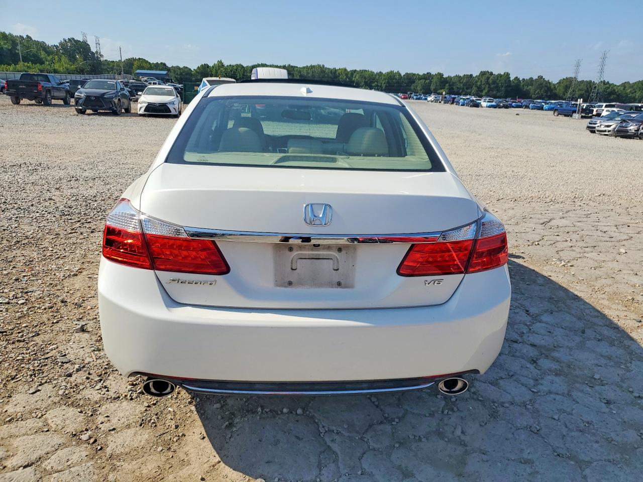 2014 Honda Accord Exl White vin: 1HGCR3F85EA004792