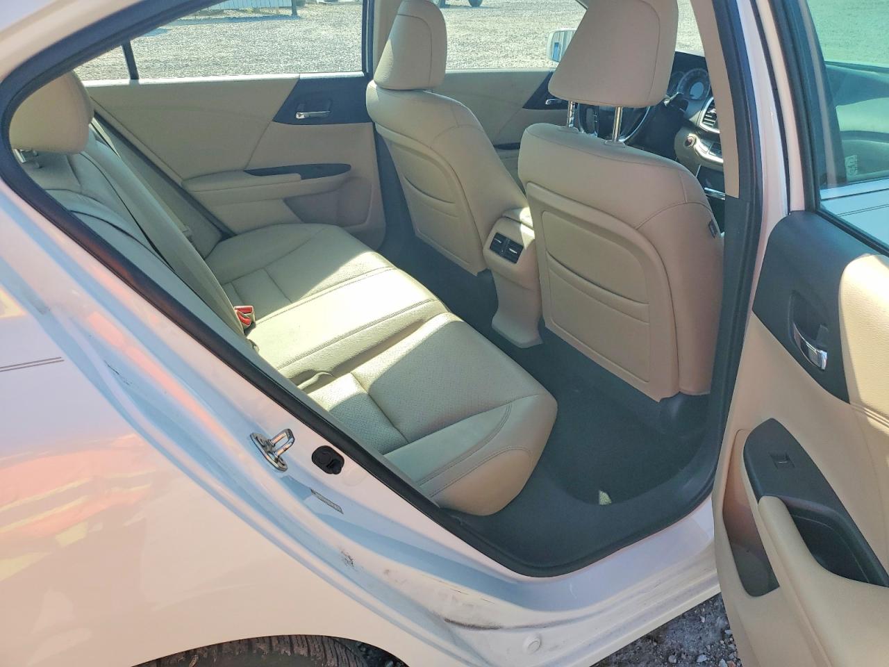 2014 Honda Accord Exl White vin: 1HGCR3F85EA004792