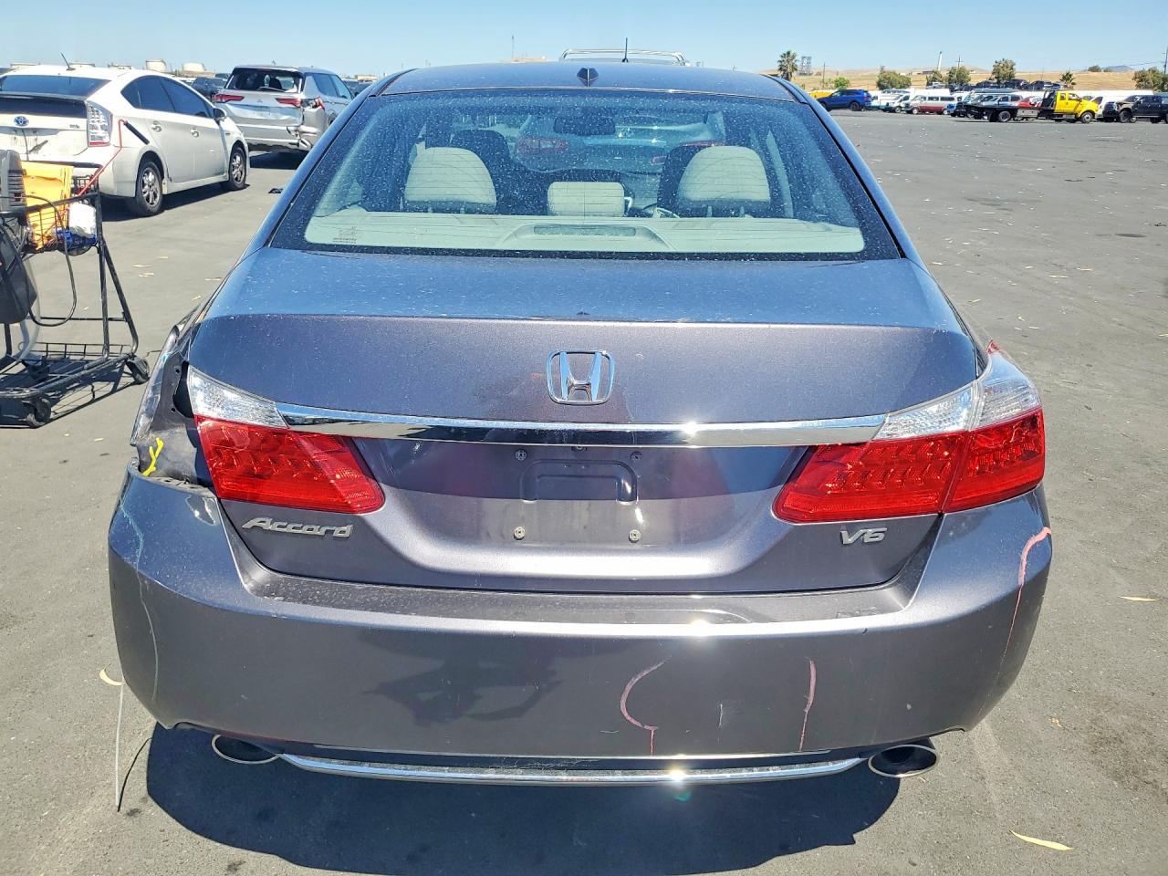 2014 Honda Accord Exl Gray vin: 1HGCR3F85EA020605