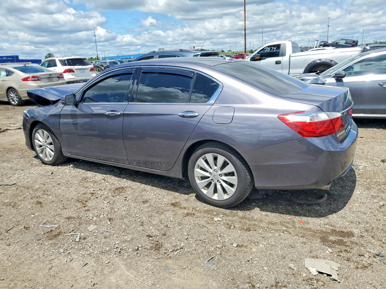 2014 Honda Accord Charcoal vin: 1HGCR3F85EA042829
