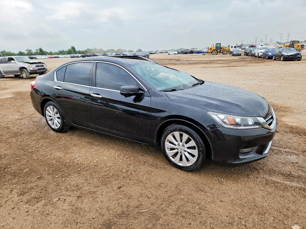 2015 Honda Accord Exl Черный vin: 1HGCR3F85FA010528