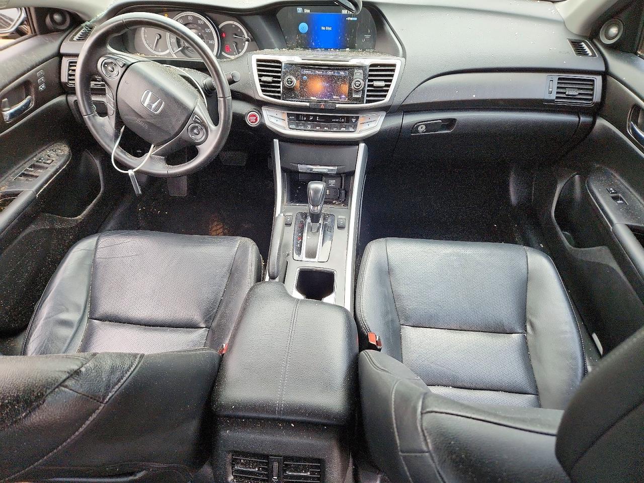 2015 Honda Accord Exl Черный vin: 1HGCR3F85FA010528