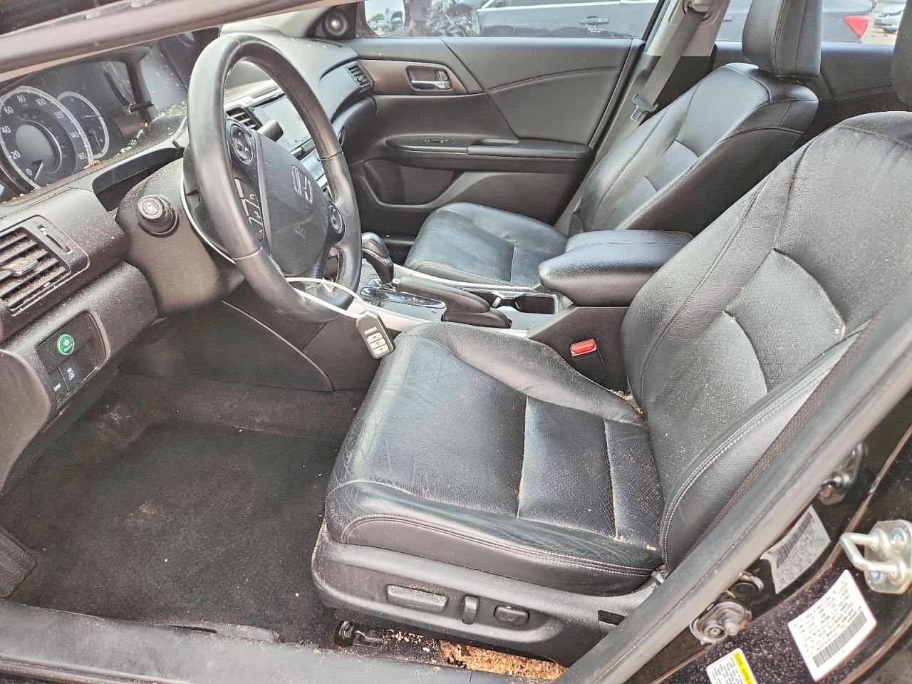 2015 Honda Accord Exl Черный vin: 1HGCR3F85FA010528