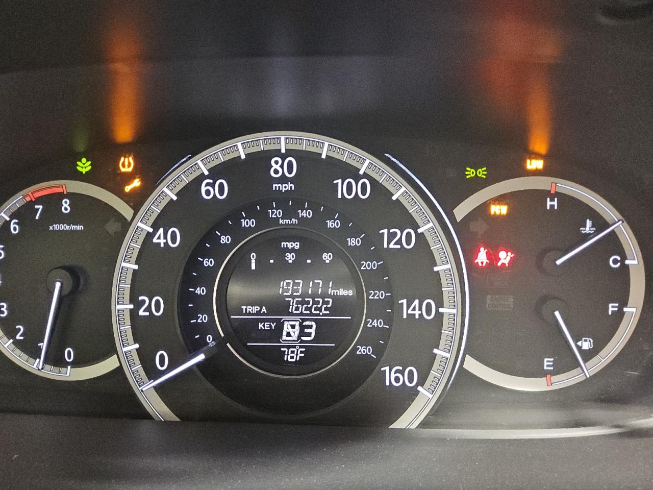 2015 Honda Accord Exl Gray vin: 1HGCR3F85FA010867 Damage: Warning Light - Air Bag, On, Unacceptable