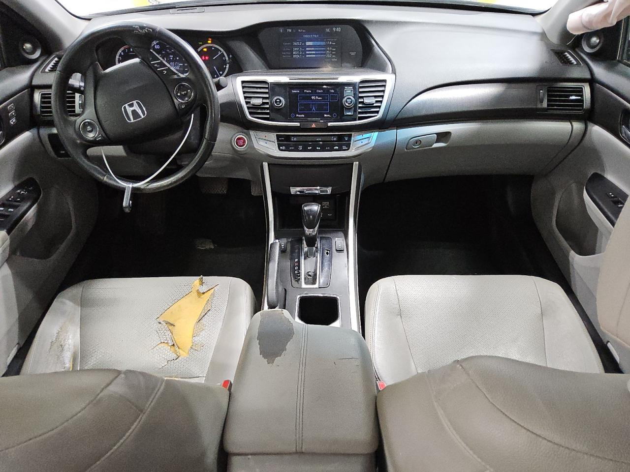 2015 Honda Accord Exl Gray vin: 1HGCR3F85FA010867 Damage: Console Cover, Torn, > 12 Inches