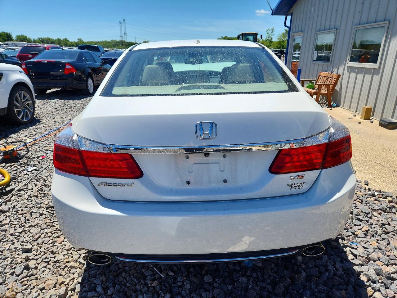 2015 Honda Accord Exl White vin: 1HGCR3F85FA014661