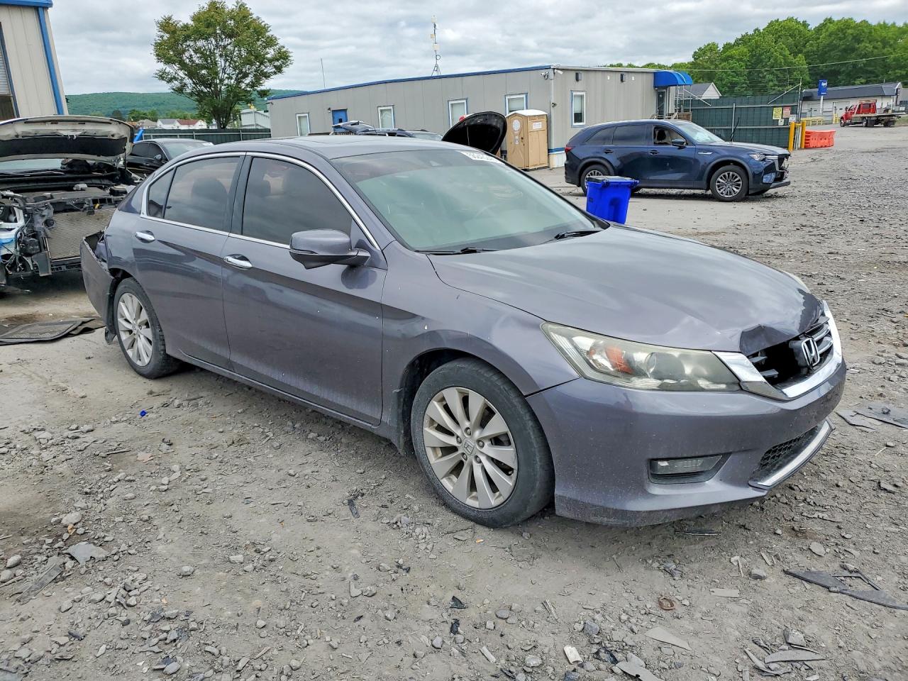 2015 Honda Accord Exl Gray vin: 1HGCR3F85FA016331