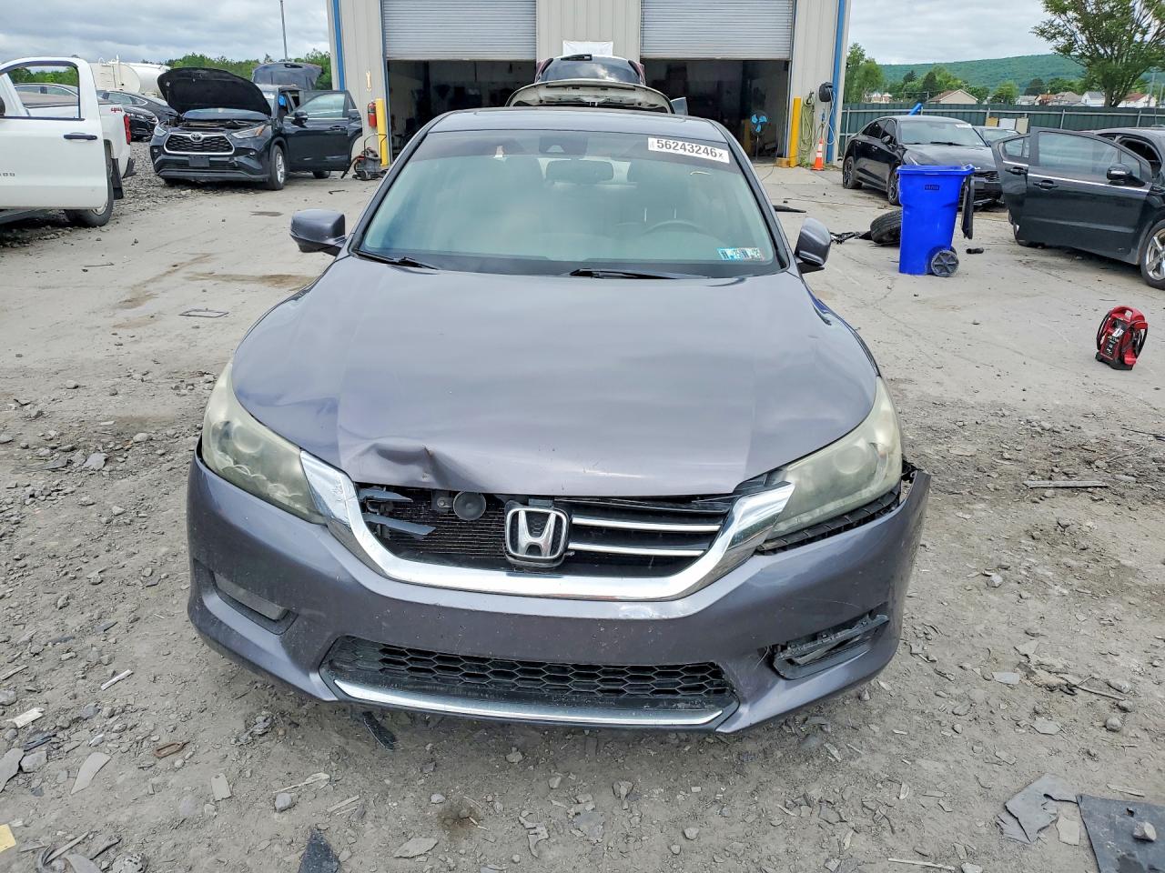 2015 Honda Accord Exl Gray vin: 1HGCR3F85FA016331