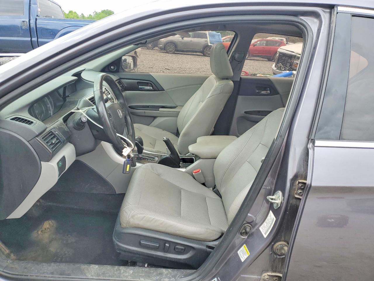 2015 Honda Accord Exl Gray vin: 1HGCR3F85FA016331