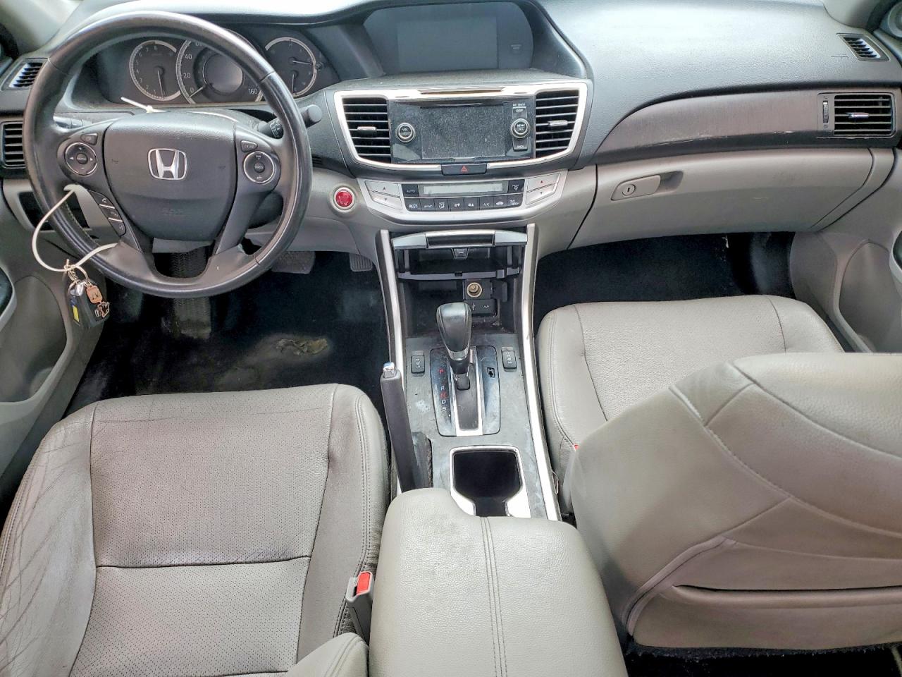 2015 Honda Accord Exl Gray vin: 1HGCR3F85FA016331