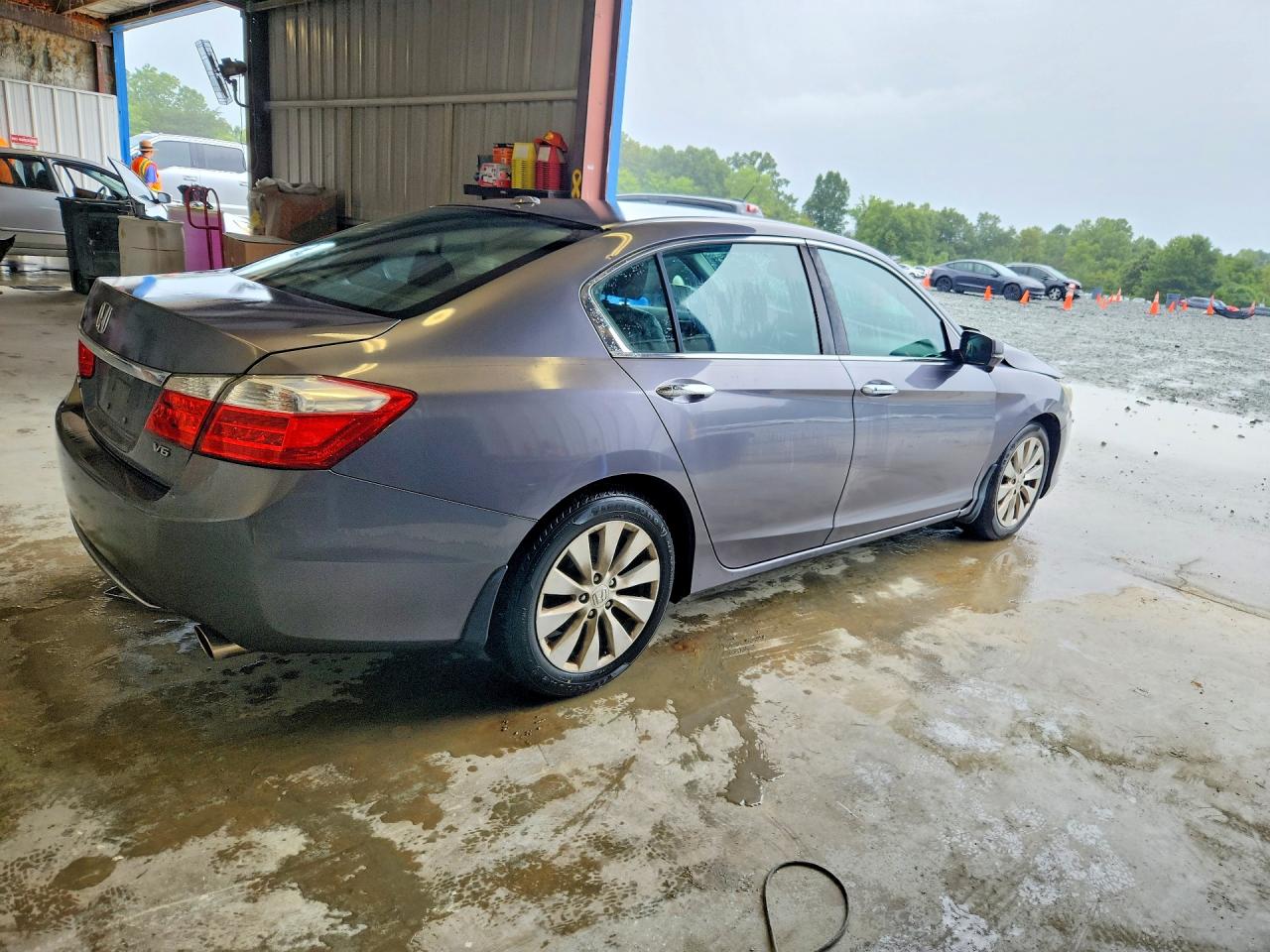 2015 Honda Accord Exl Gray vin: 1HGCR3F85FA023621