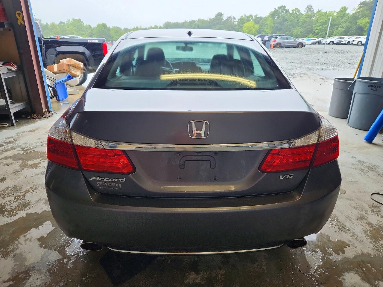 2015 Honda Accord Exl Gray vin: 1HGCR3F85FA023621