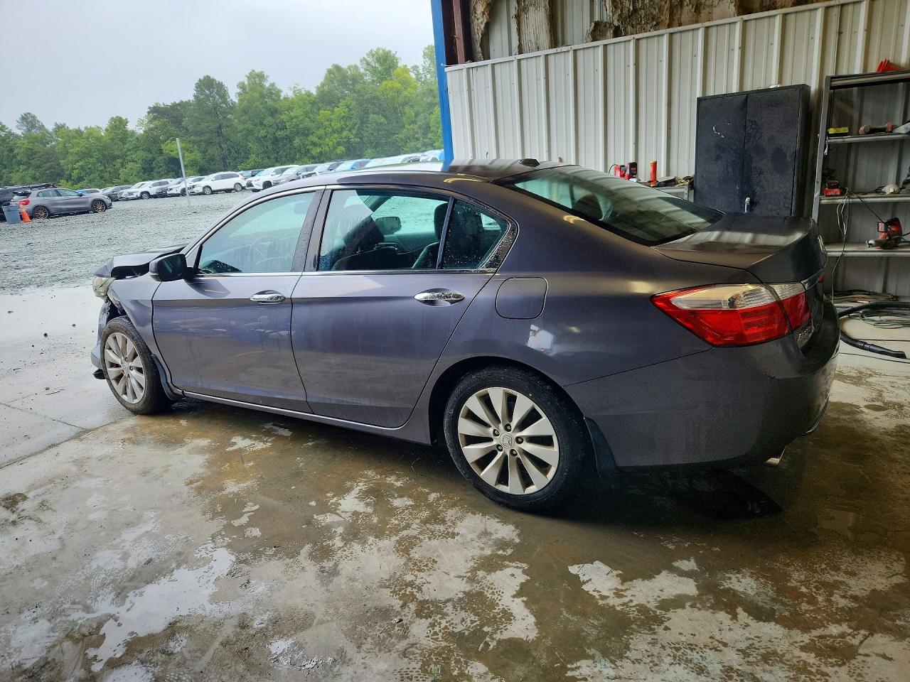 2015 Honda Accord Exl Gray vin: 1HGCR3F85FA023621