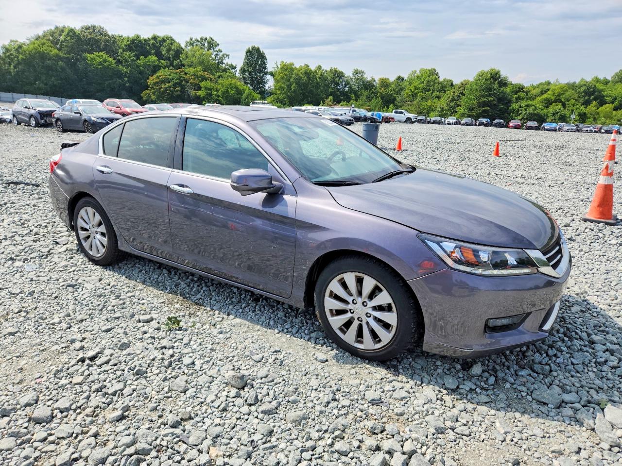 2015 Honda Accord Exl Gray vin: 1HGCR3F85FA023635