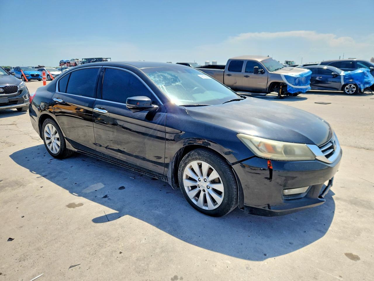 2015 Honda Accord Exl Black vin: 1HGCR3F85FA025868
