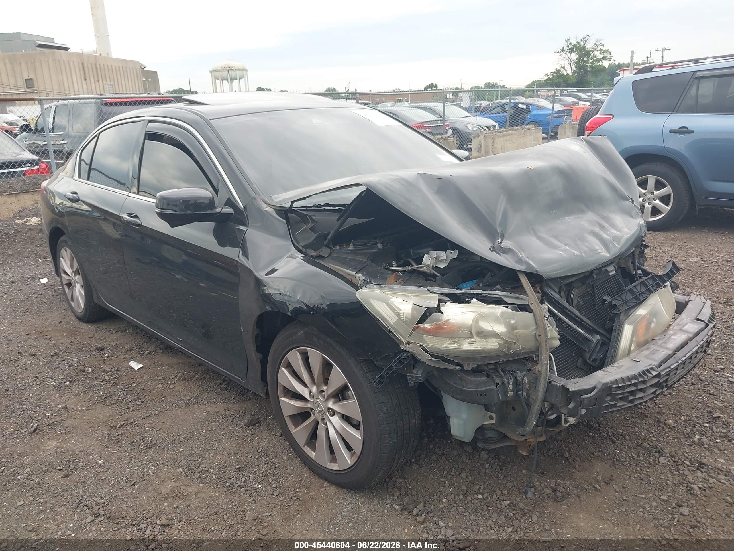 2015 Honda Accord Ex-l V-6 Черный vin: 1HGCR3F85FA033484