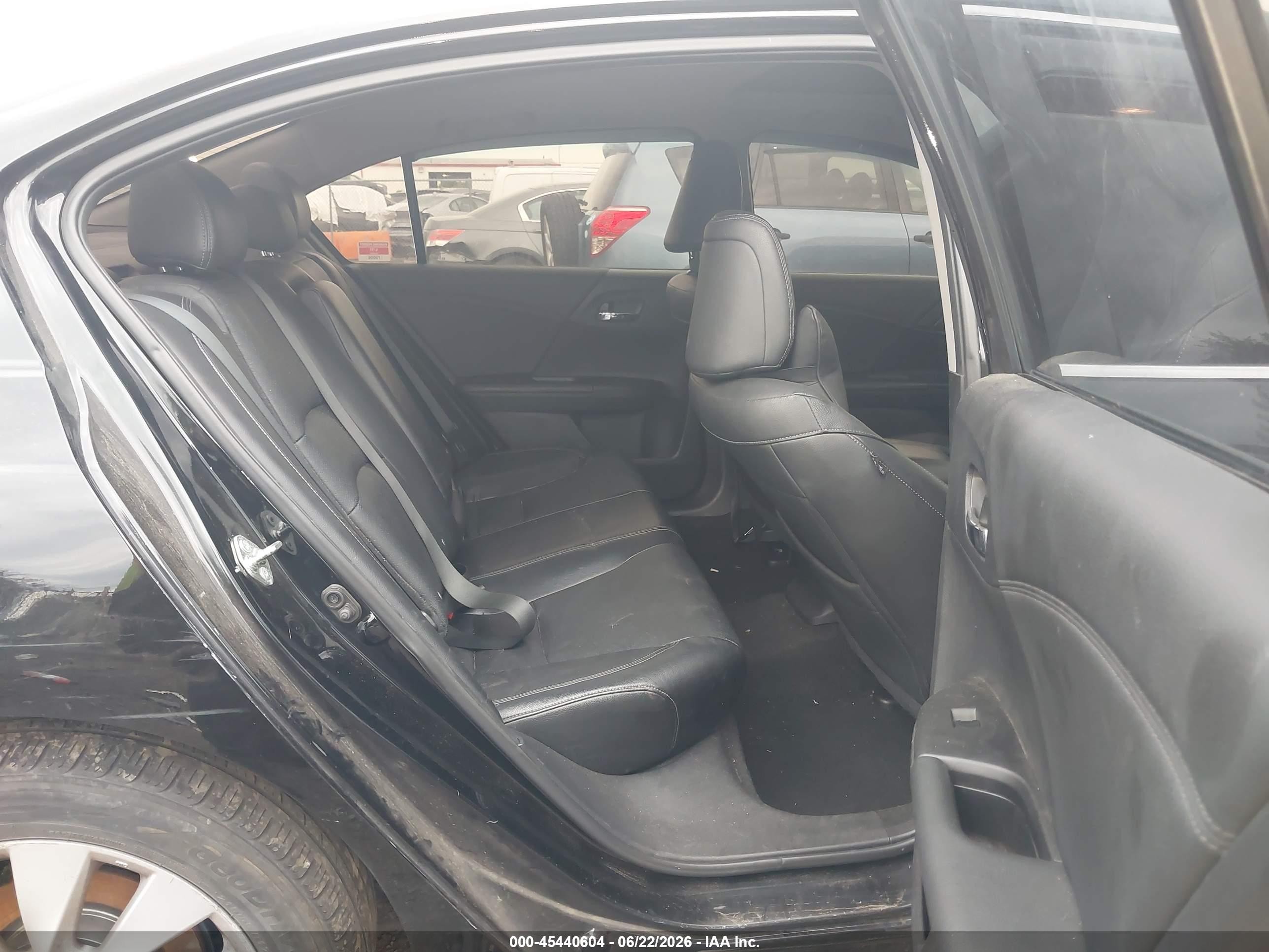 2015 Honda Accord Ex-l V-6 Черный vin: 1HGCR3F85FA033484