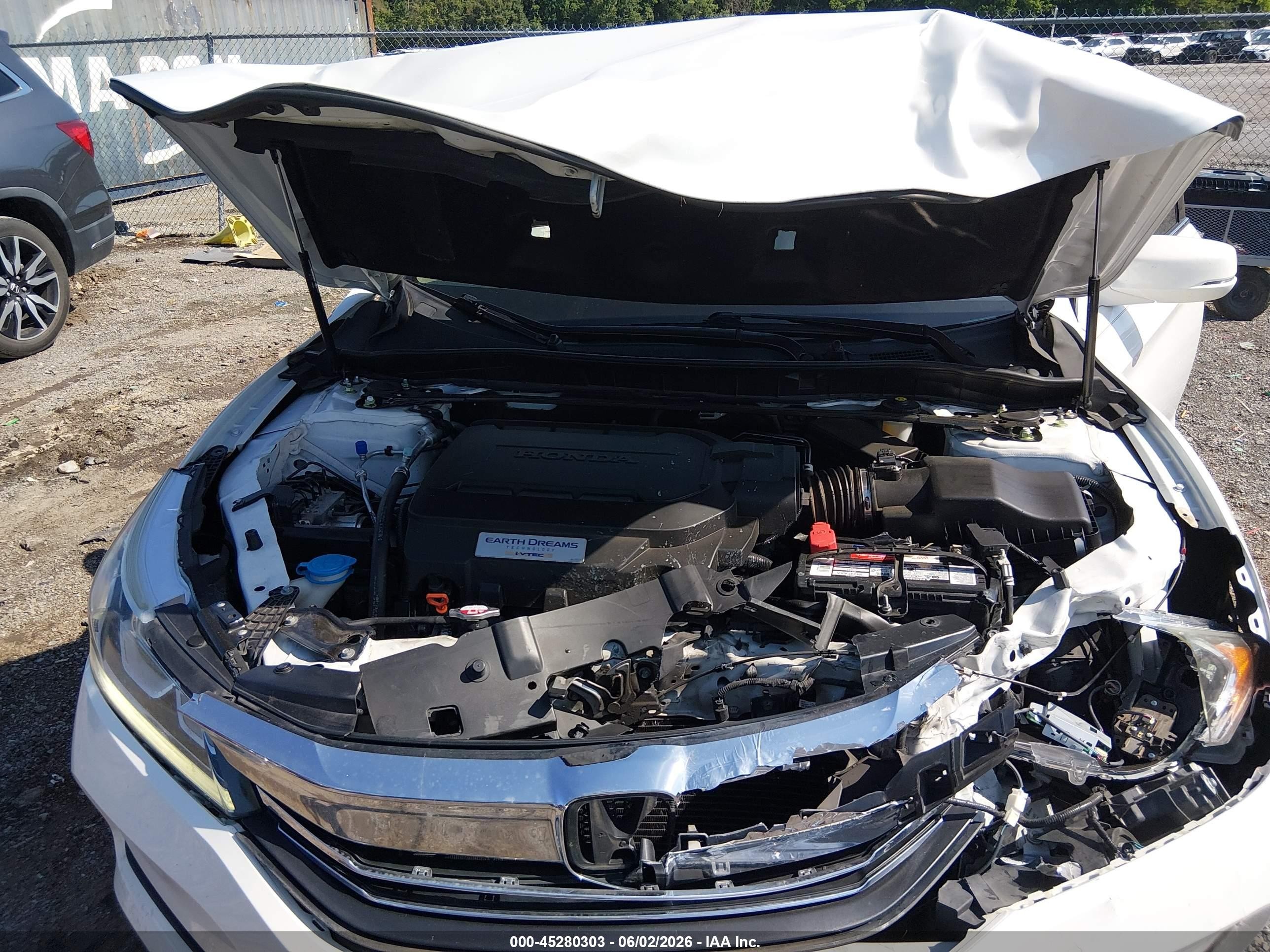 2017 Honda Accord Ex-l V6 Cream vin: 1HGCR3F85HA013108
