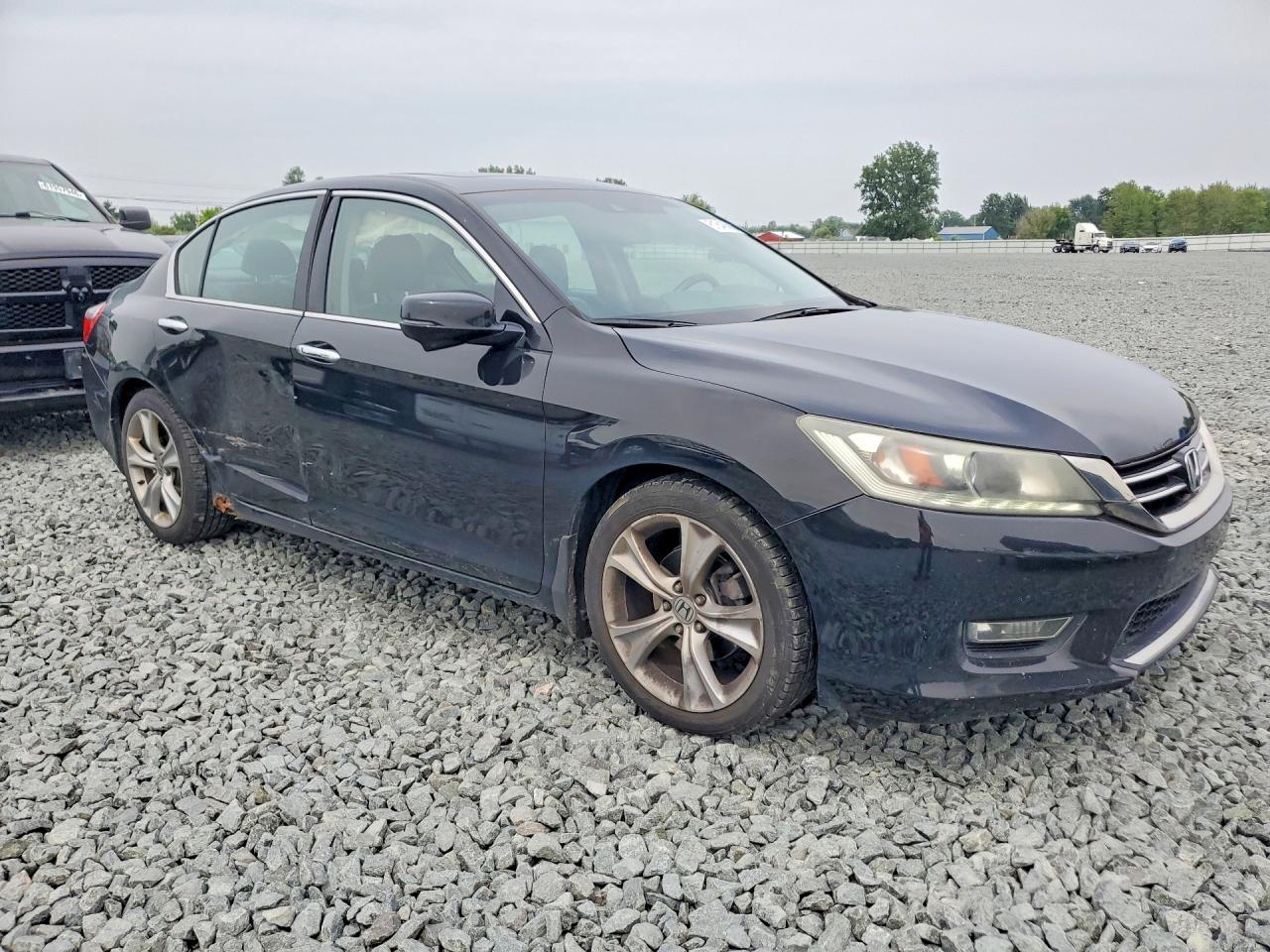 2013 Honda Accord Exl Черный vin: 1HGCR3F86DA000734